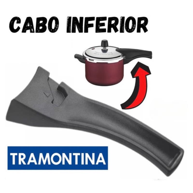 Cabo Inferior Panela De Pressão Tramontina Vancouver Original Qualidade Envio Rápido