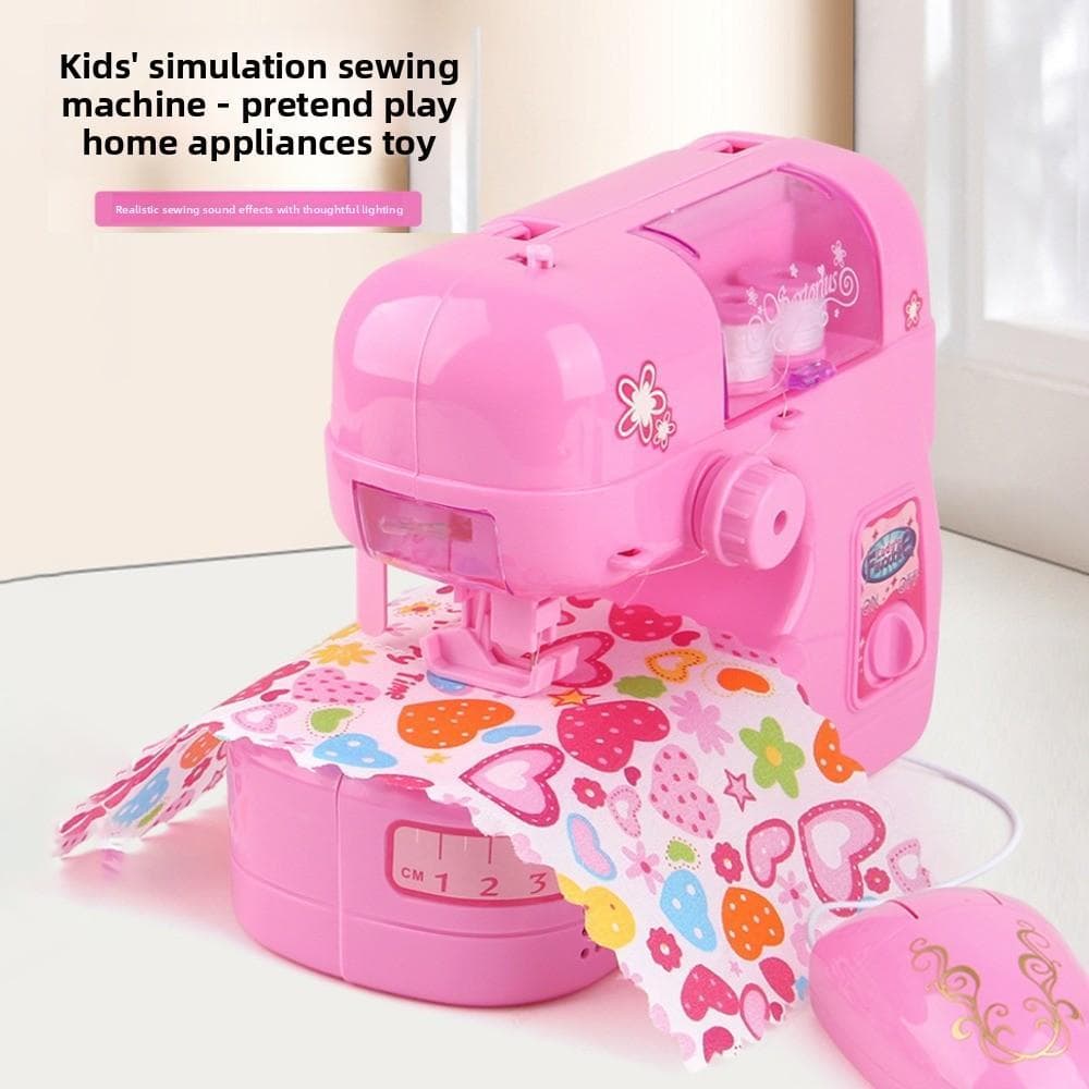 Costura ZHDYEB | Brinquedos , Simulados Fazendo Roupas Infantis Costurando Brinquedo De Infantil Elétrico Rosa Portátil