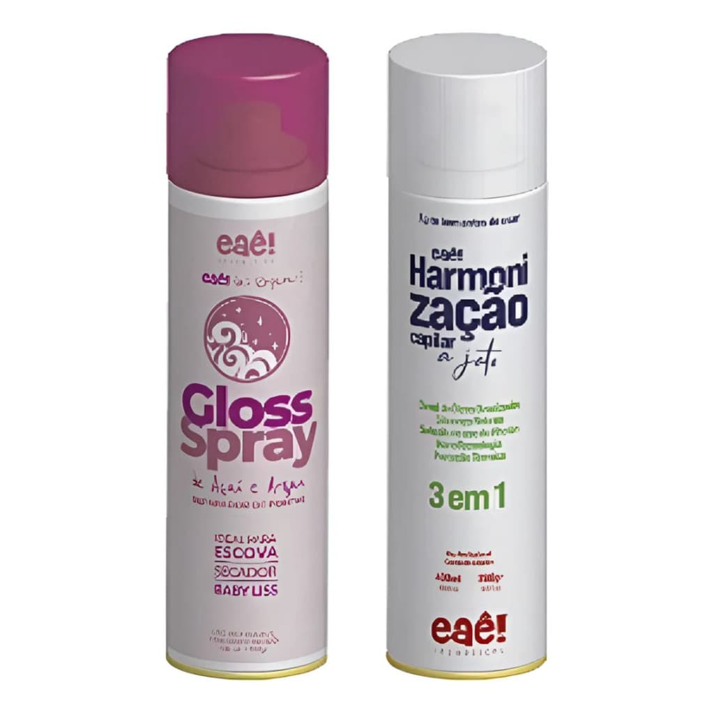Harmonização Capilar 3 Em 1+Gloss Spray Reparador  Eae