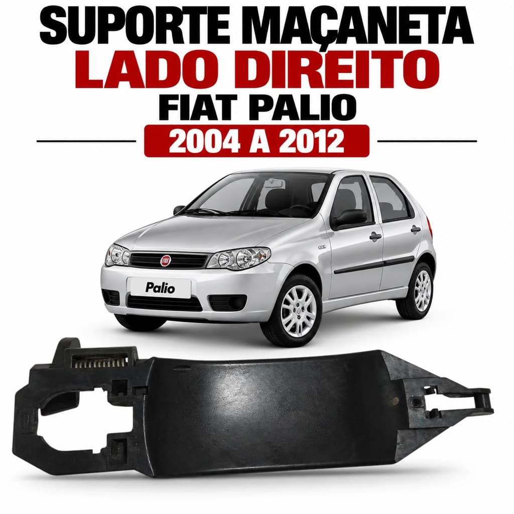 Suporte Maçaneta Lado Direito Fiat Palio 2004 2006 2008 2012