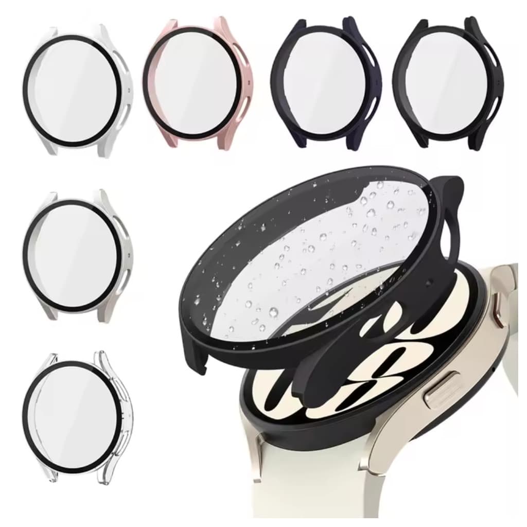 Capa Capinha Case Película Nano Gel para Samsung Galaxy Watch 6 44mm E Galaxy Watch 6 Classic 44mm