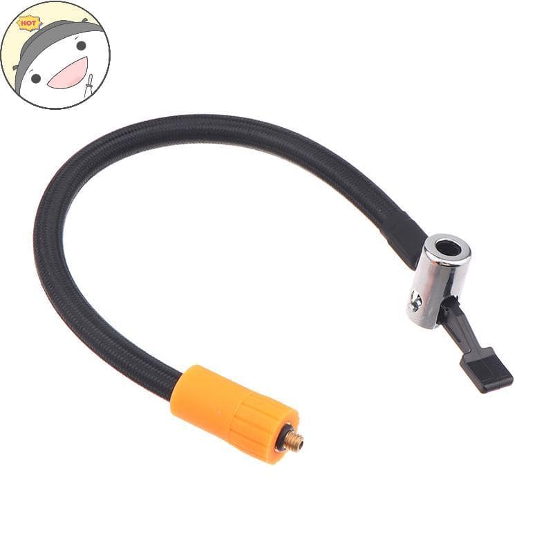 Maud 1 Peça Adaptador De Mangueira De Inflação De Rosca Fina 30CM Inflador De Ar De Pneu De Carro M6 Mandril Travamento