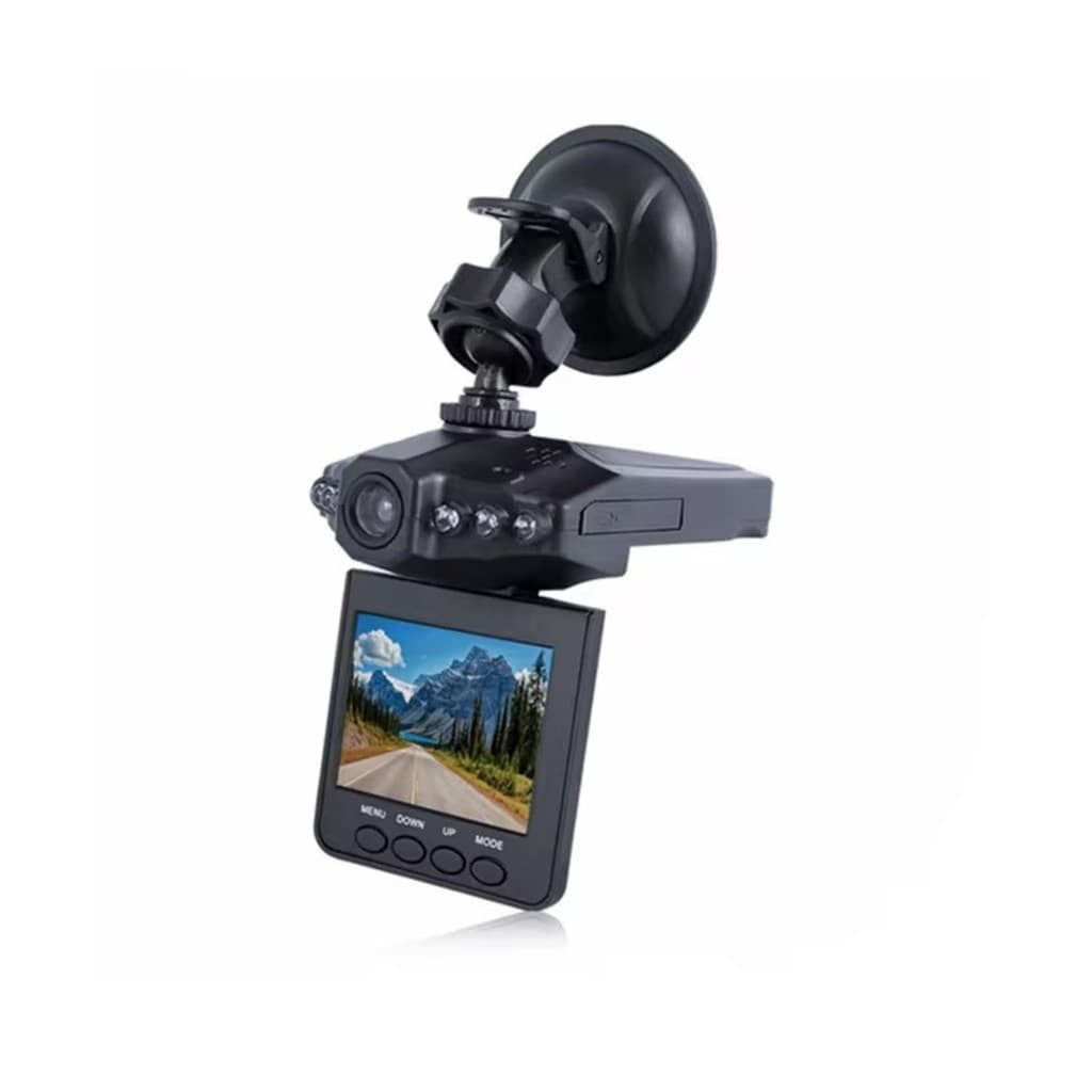 Monitor Veicular Câmera de Segurança Automotiva LCD 2.4” Sensor de Colisão Visão Noturna Gravador Rastreador GPS