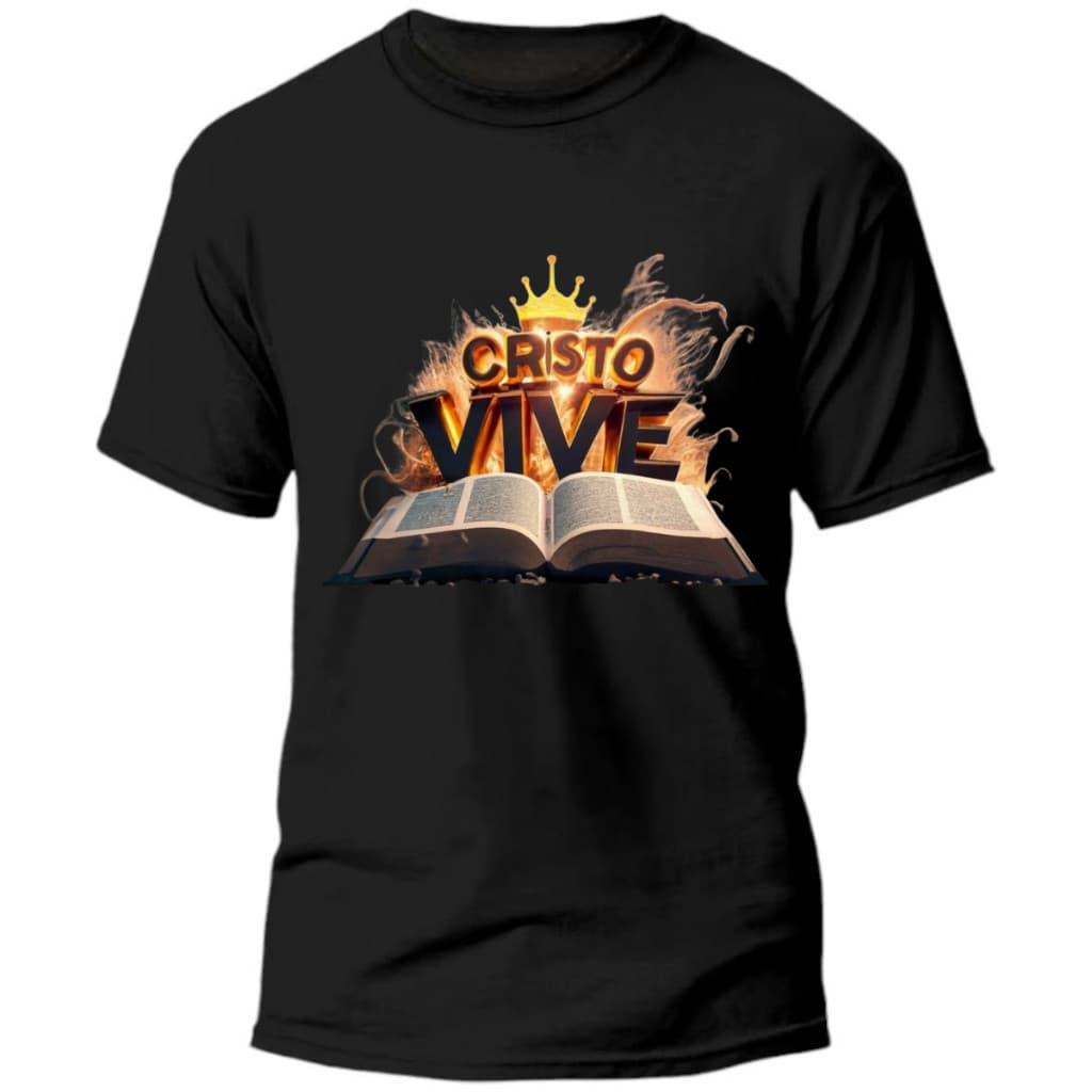 Camisa Masculina Estampada Jesus Cristo Moda Evangélica