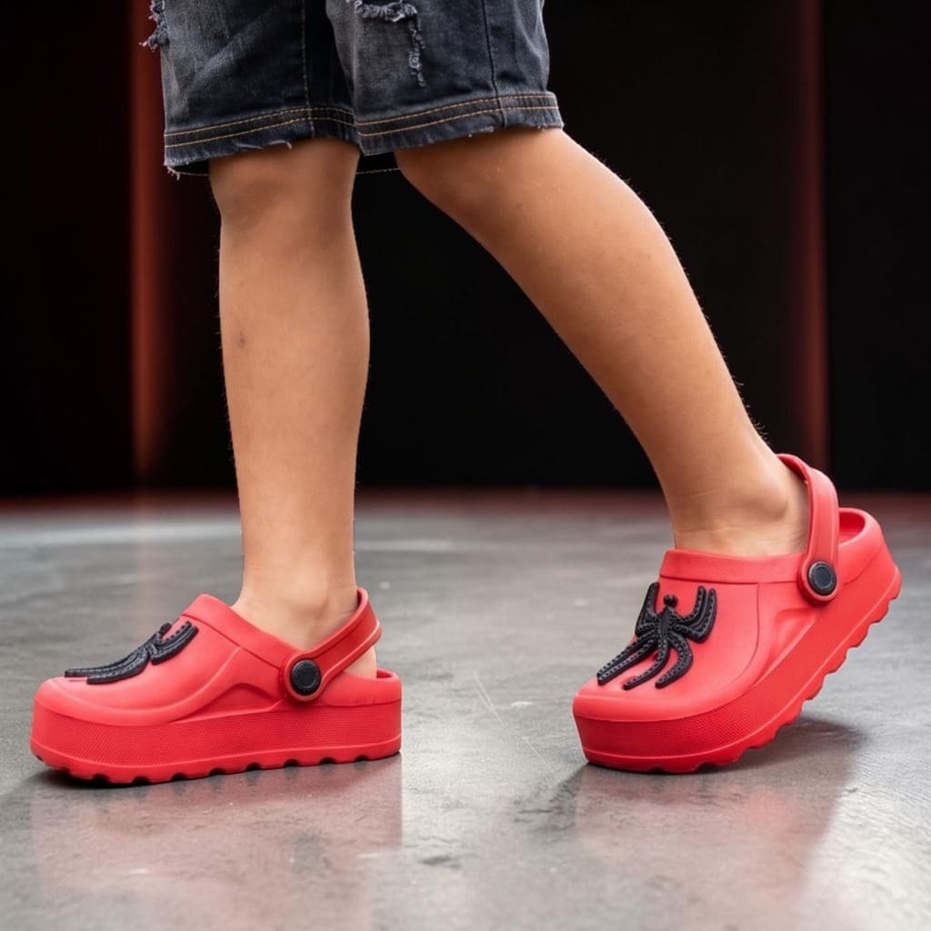 Babuche Masculino Infantil Aranhas Lançamento Para Meninos Casual Estiloso Escolar Envio Já