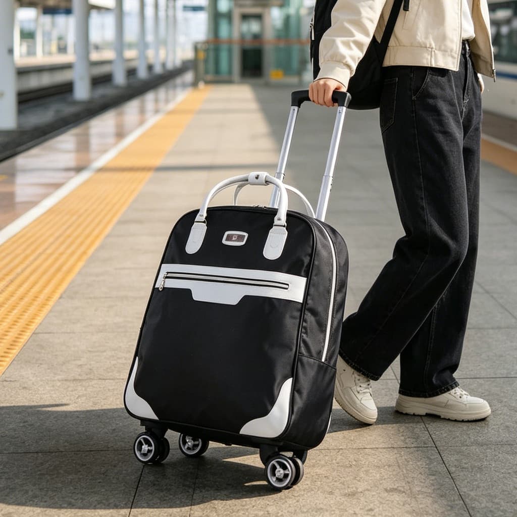 Moda tendência viagem de curta distância dobrável saco de bagagem à prova dwaterproof água portátil viagem de negócios e