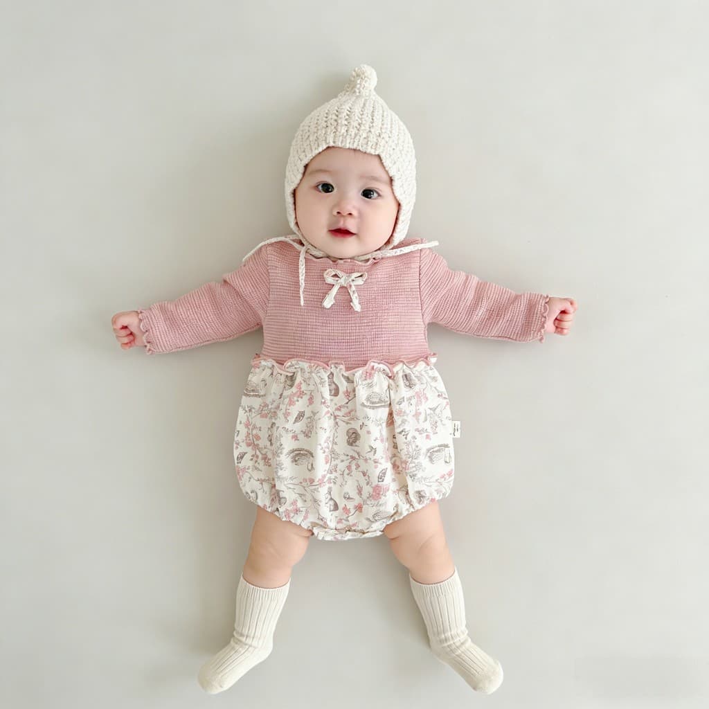 Roupas de bebê recém-nascido primavera outono estilo pequeno mês idade menina bebê início da primavera roupas de passeio