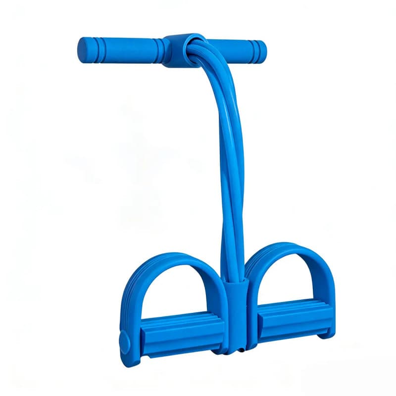 Treinador Multifuncional com Banda de Resistência e Pedal – Equipamento de Fitness Portátil para Treino de Corpo Inteiro