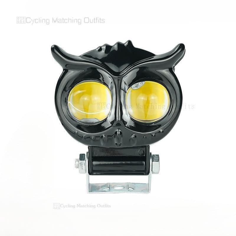 Luzes de Motocicleta LED com Lentes Bicolor, Faróis Modificados para Decoração de Motocicleta, Holofotes em Forma de Cor