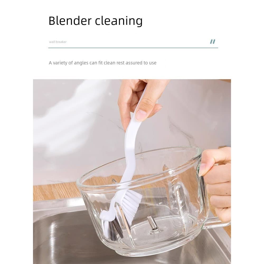 Escova de cotovelo estilo japonês, escova de limpeza para pia de cozinha doméstica, multifuncional, sem ângulo morto, ch