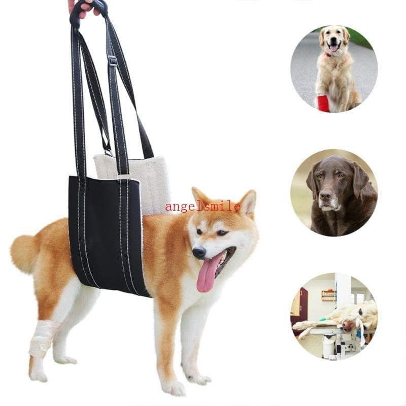 Elevação Ortopedia Cão Arreios Caninos Hip Assistência Volta Perna Apoio Arneses Para Pós-Cirurgia Recuperação