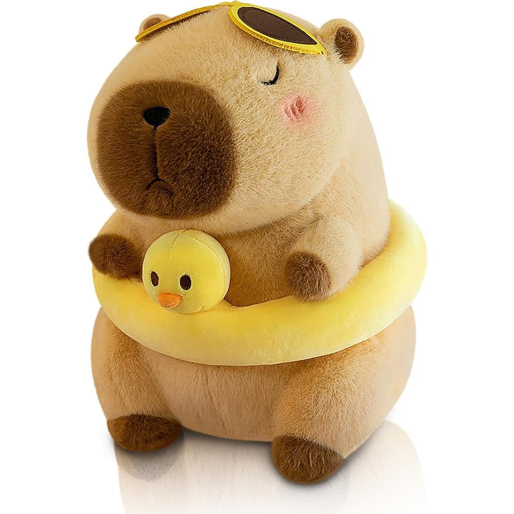 Pelúcia de Capivara Fofa, Adorável Bicho de Pelúcia de Capivara, Brinquedos de Pelúcia Macios, Almofadas de Pelúcia, Pre