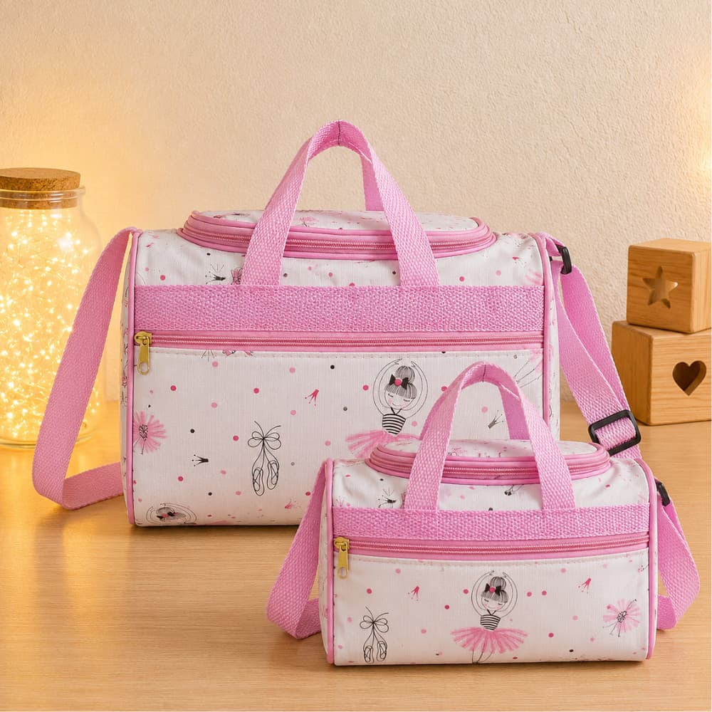 Kit 2 Bolsas Maternidade Bebe Várias Cores Menina/Menino