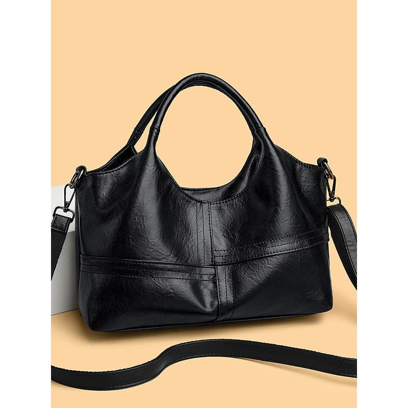 bolsa transversal feminino Bolsa Nicho de venda quente bolsa de couro macio feminino 2025 novo estilo Retro moda um ombr