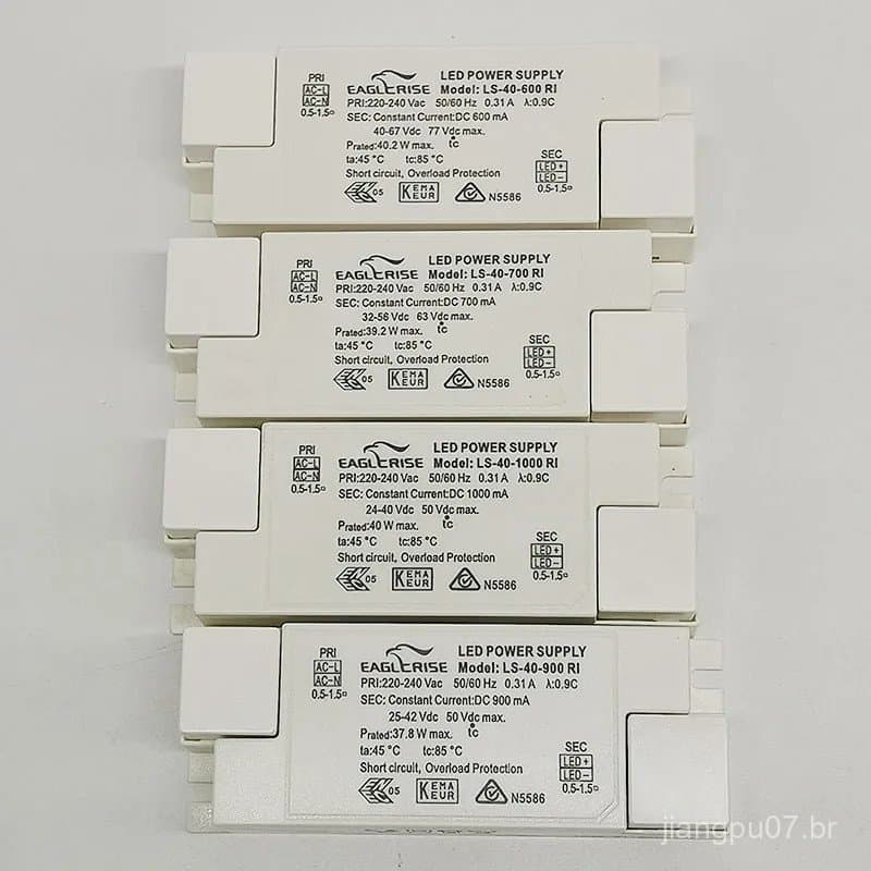 Fonte de Alimentação LED EAGLERISE 5W 6W 10W 12W 15W 30W 32W 36W AC100-277V Transformador de Corrente Constante para Ref
