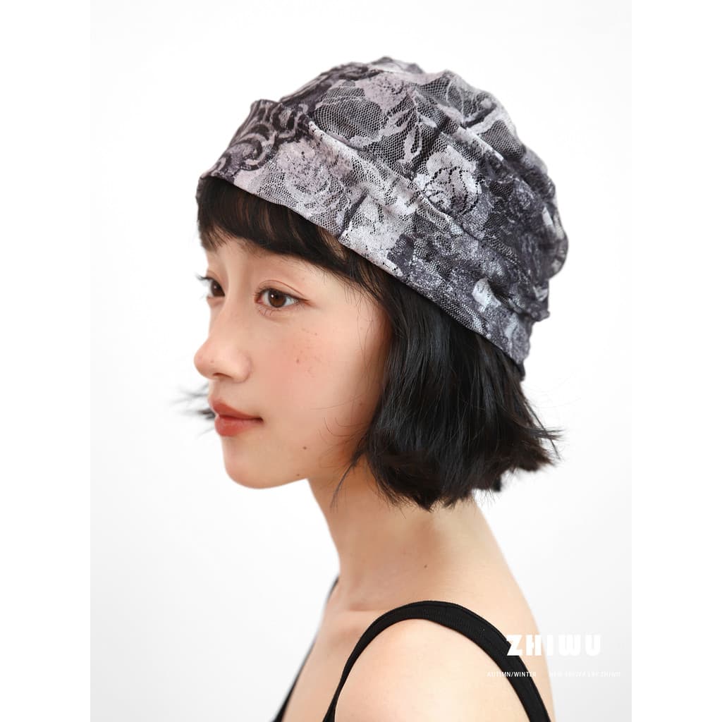 ZHIWU ~ primavera verão nicho Design sentido oco pulôver chapéu feminino viagem atmosfera Wear Match Baotou boné estilo