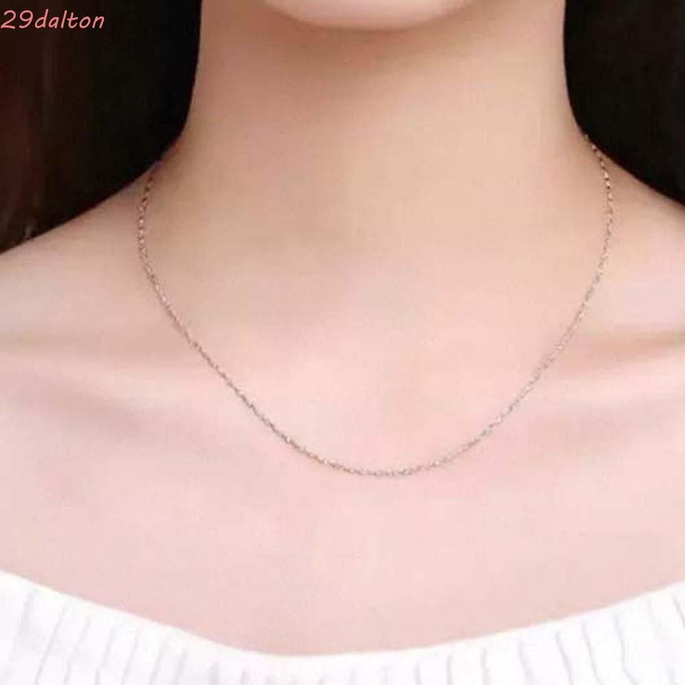 Colar De Prata Empilhado DALTON , Gargantilha Com Glitter De Liga De Luxo , Brilhante E Versátil , Joias De 925 , Corren