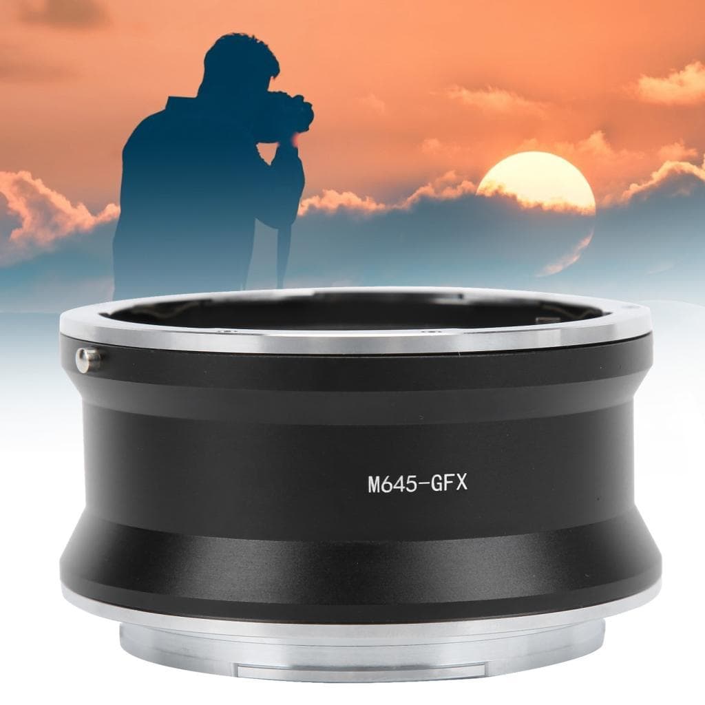 Anel conversor adaptador de lente NEWYI M645-GFX para câmera Mamiya M645 para Fujifilm GFX