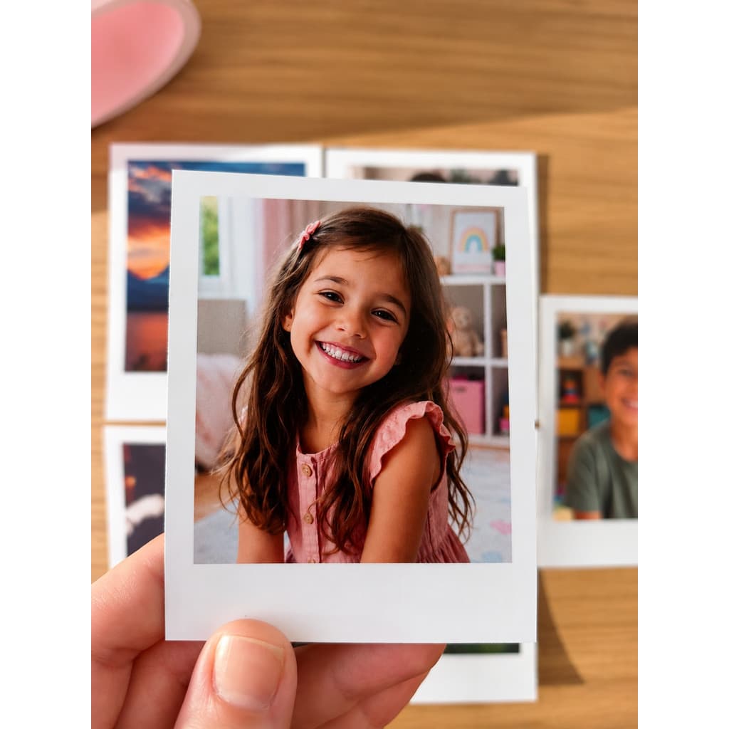 Kit Fotos Reveladas Impressas 8,5x6,5cm Kit 8 16 24 Fotos Personalizadas Alta Qualidade Papel Fotográfico Premium