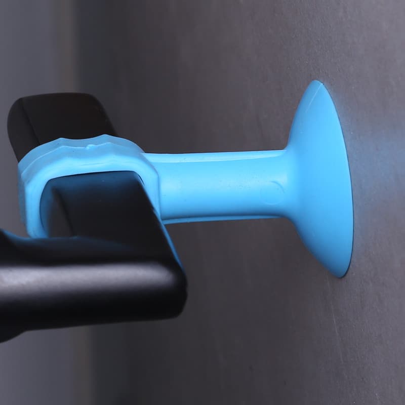 Sucção de porta sem perfuração Silicone Anti-colisão almofada de parada de porta do banheiro porta traseira toque bloco