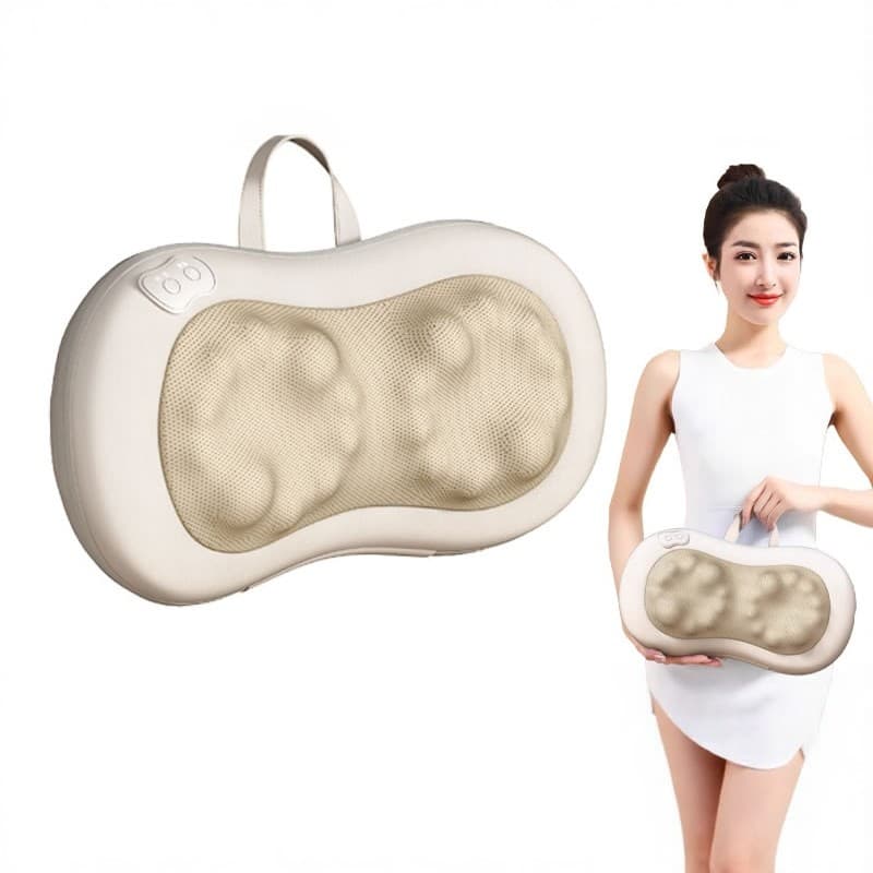 Aox massageador de coluna Cervical, cintura, costas, ombro, pescoço, dispositivo de amassar, corpo inteiro, automático,