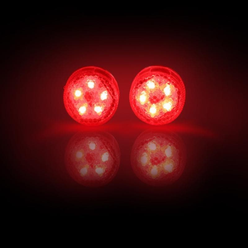 2 Pçs Luz Da Porta Do Carro De Advertência Anti Colisão Flash Vermelho Sem Fio Lâmpada Alarme Estroboscópica Sinal Volta