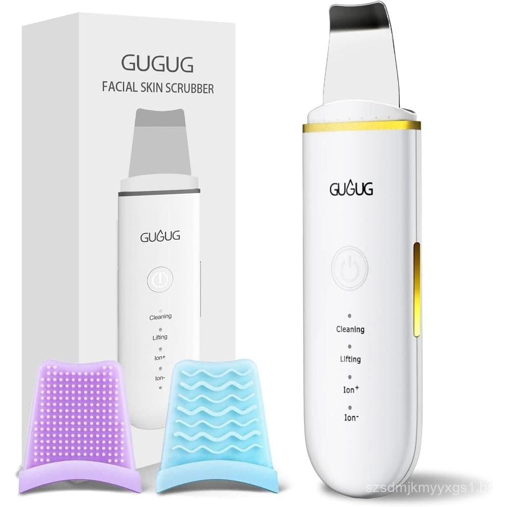 GUGUG  Scrubber Face Spatula  Spatula Pore Cleaner head Remover Tools for Facial Deep -4 Modes -
