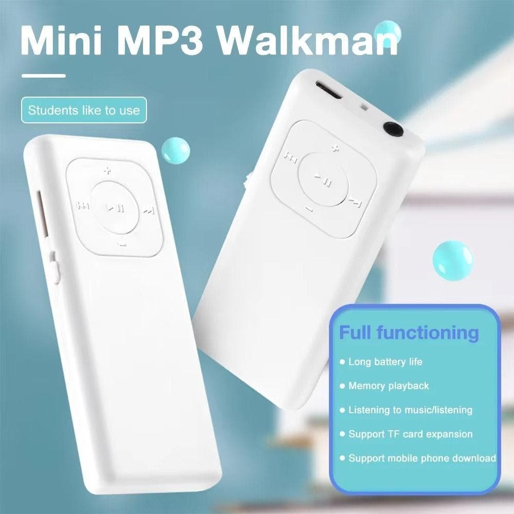 MP3 De Estudante , Reprodutor De Música MP3 Ultrafino De Cor Sólida , Mini Simples De Tira Longa