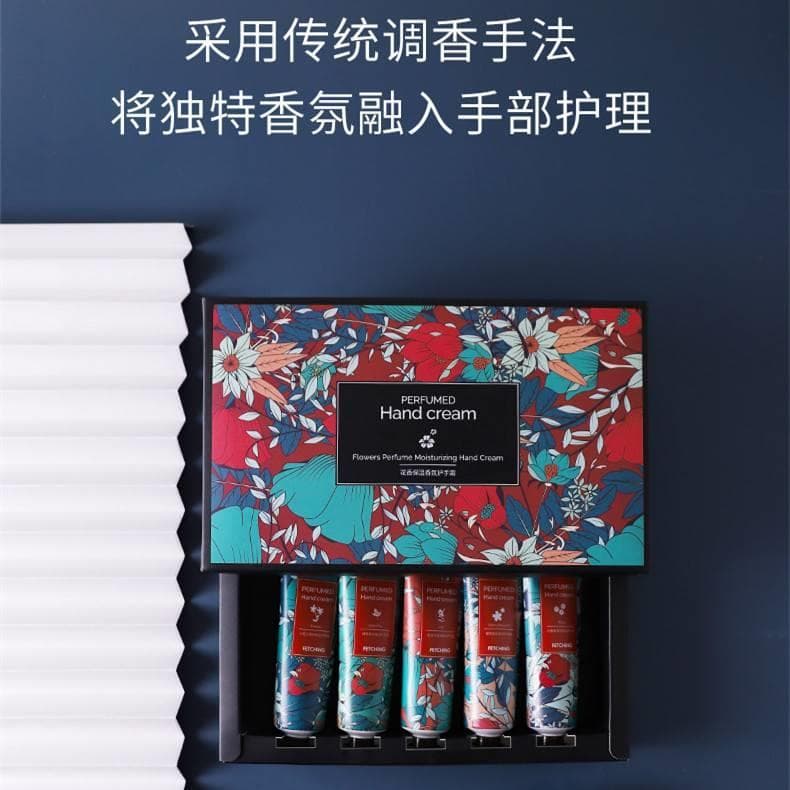 [Watsons Hot Sale] Inverno Venda Quente Floral Hidratante Fragrância Creme para as Mãos Caixa de Presente Conjunto Hidra