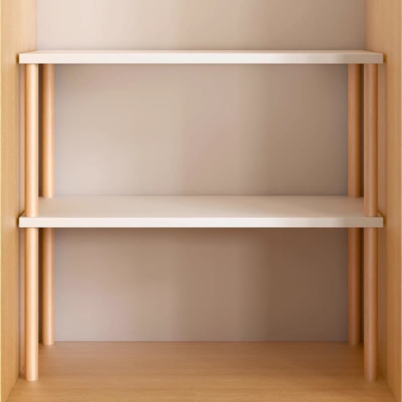 Divisória em camadas para guarda-roupa, Monitor de computador, Rack elevado, armário doméstico, multicamadas, arrumação