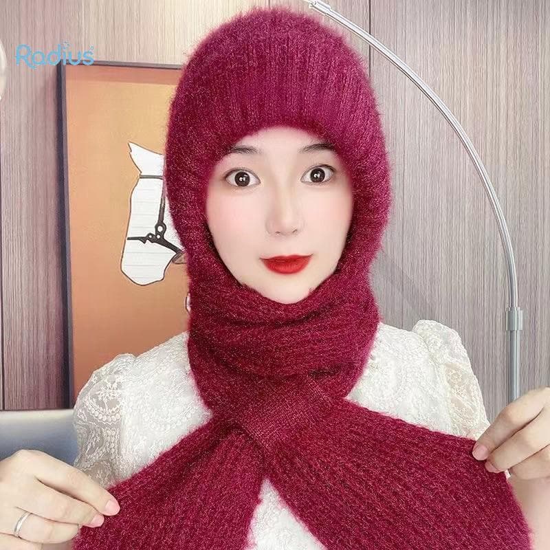 Raio Coreano Inverno Moda Proteção De Ouvido E Ne Chapéu De Malha Para Mulher Novo