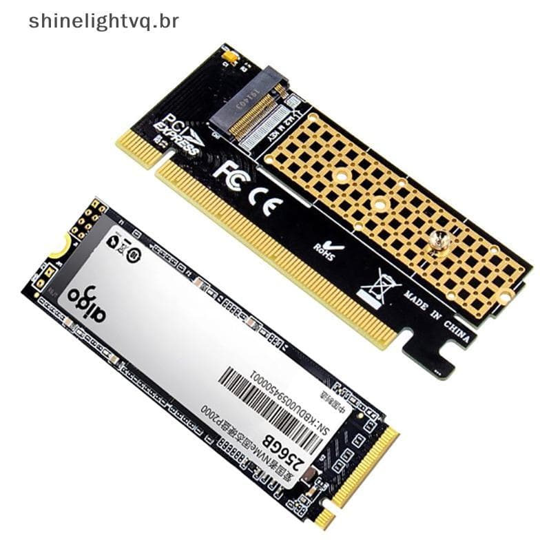 [shin] Placa Adaptadora M . 2 Para PCIE x16 PCI-e Adaptador De Conversão NVMe SSD m2 Interface De Chave Express 3.0 x4 2