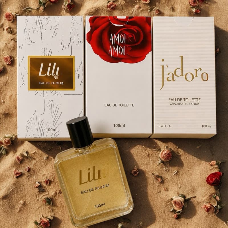 Kit 3 Perfumes Feminino Premium 100ml – Fragrâncias Inspiradas nos Grandes Sucessos da Perfumaria