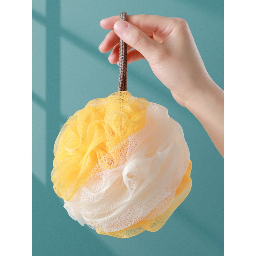 Bola de banho de flor bola de banho Super macia bola de banho High-End não solto tamanho grande esfregando fl