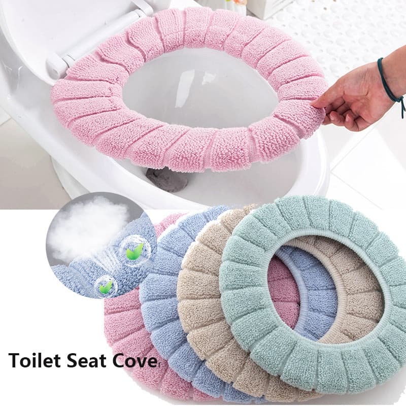 Capa Flexível, Confortável e Lavável para Assento de Banheiro/Vaso Sanitário