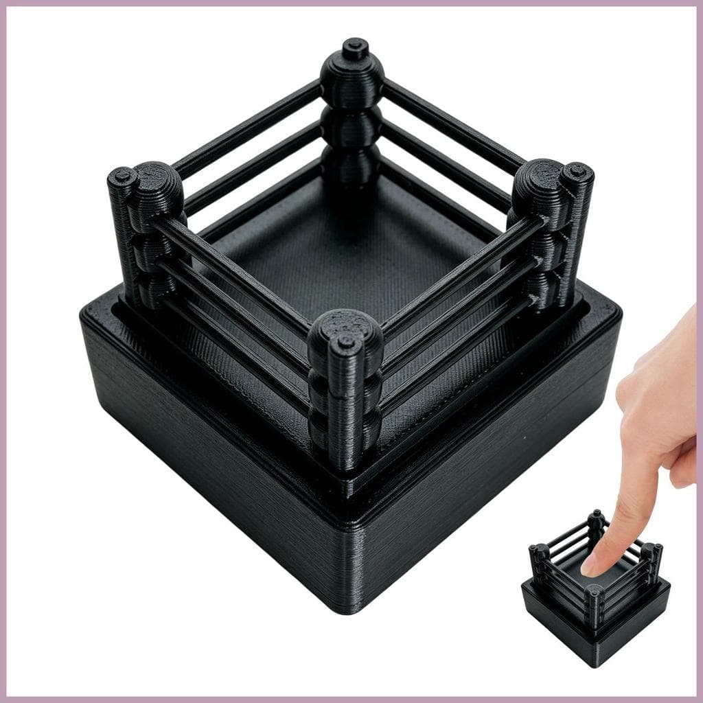 Anel De Luta Livre Clicker Portátil Mini Satisfatório Clique Ação Botão Imprensa Fãs Esportivos Brinquedo Fidget Para Me