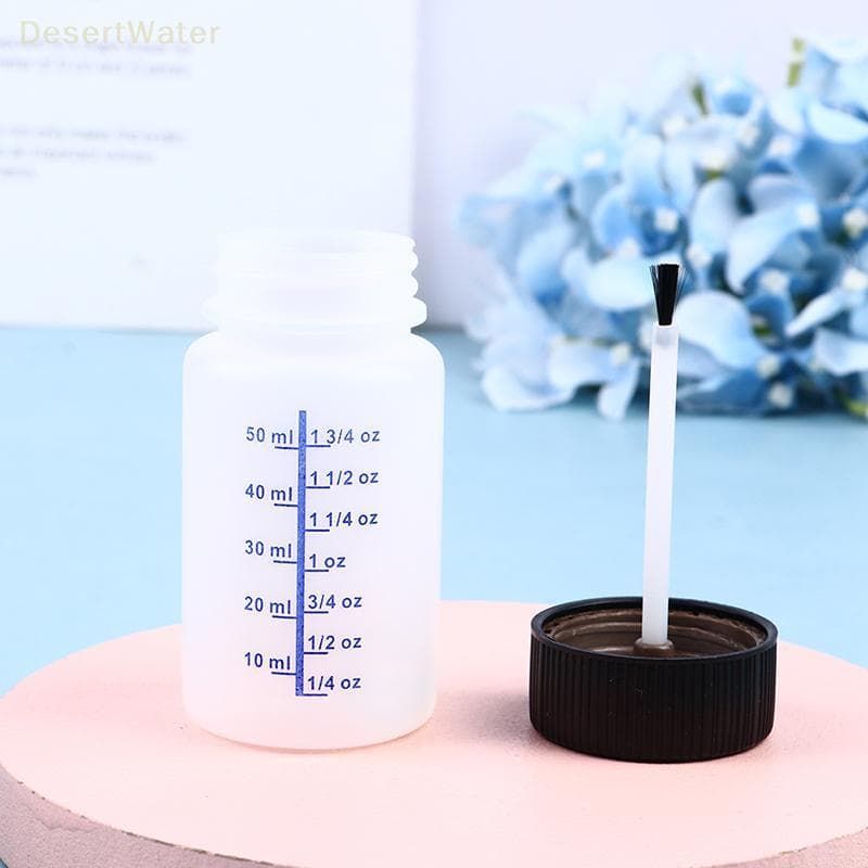 < DesertW > 5 Unidades De Garrafas De Retoque De Tinta Com Aplicador De Bola De Pincel Frasco De Pintura Novo
