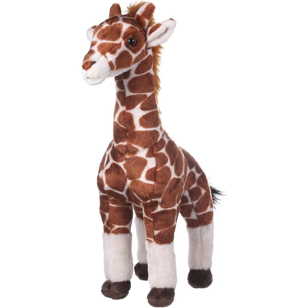 Pelúcia de girafa, 11 polegadas (aproximadamente 27,9 cm), brinquedo de pelúcia fofo, pelúcia macia, presente de girafa