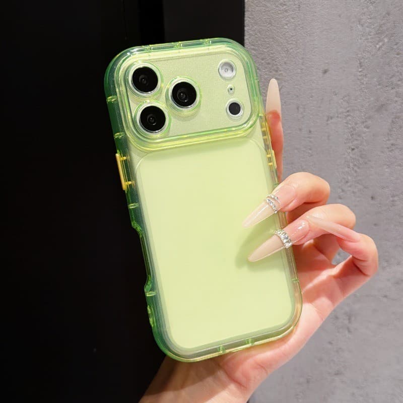 Transparente TPU Anti Queda Caso De Telefone Adequado Para iPhone 11 12 13 14 15 16 17 Pro Max Botão Independente Capa T