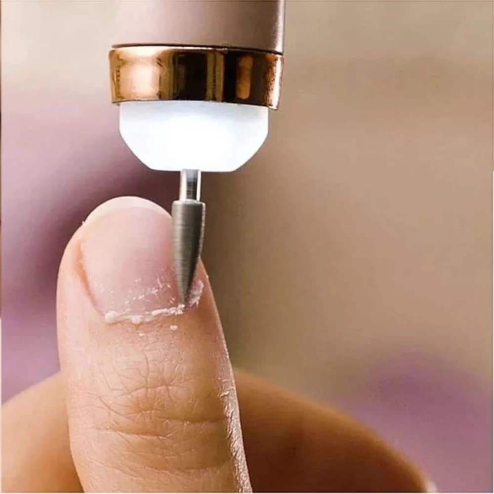 Lixa De Unha Elétrica Portátil Lixadeira Para Unhas E Cutículas Profissional Sem Alicate Salão Em Casa Com 5 Pontas