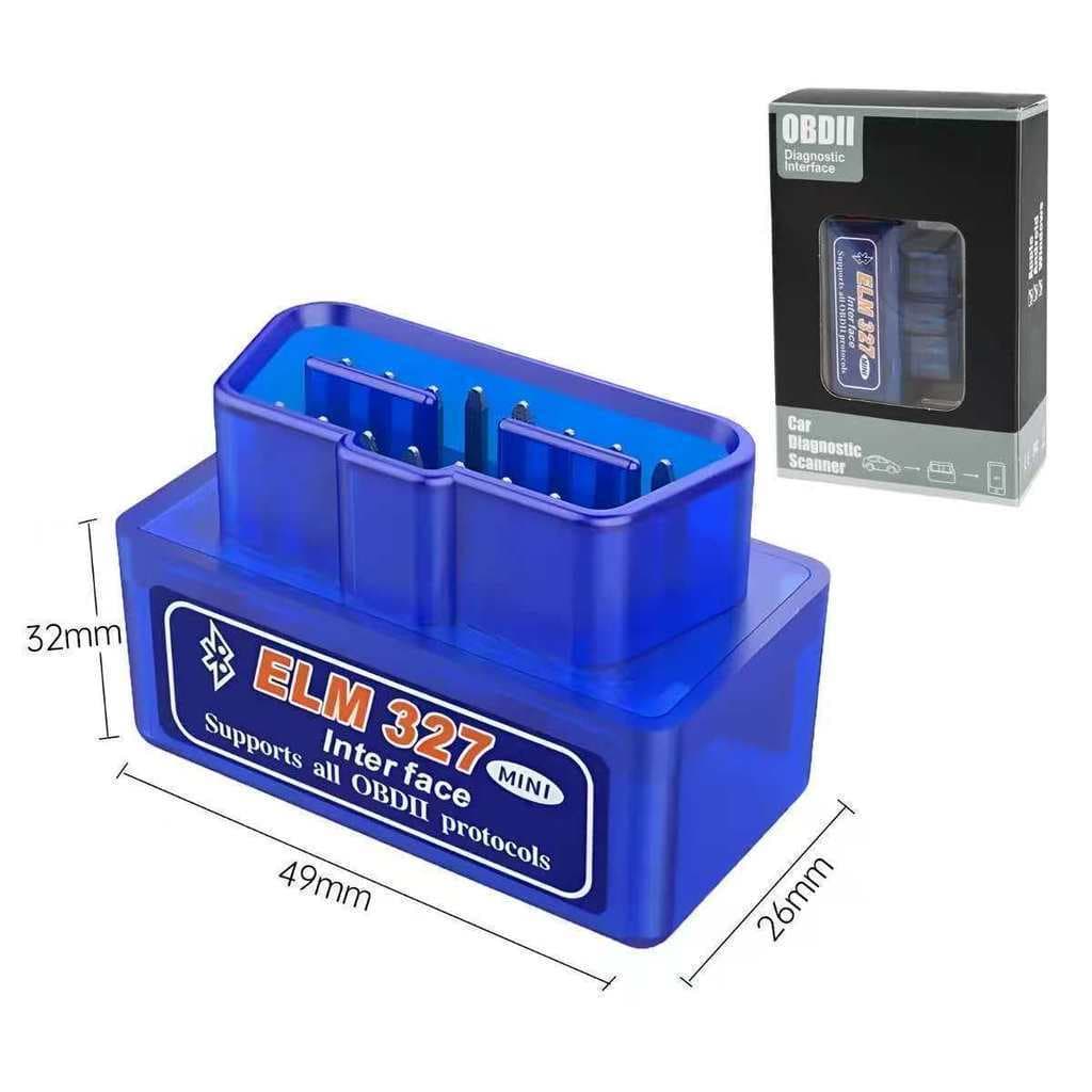 Scanner Automotivo ELM327 Mini Bluetooth 5.1 OBD2 para Android iOS Windows 12V