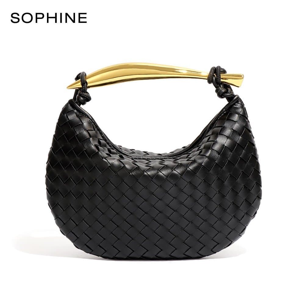 Bolsa Transversal de Tecido Feminina Estilo SARDINE de Marca de Moda