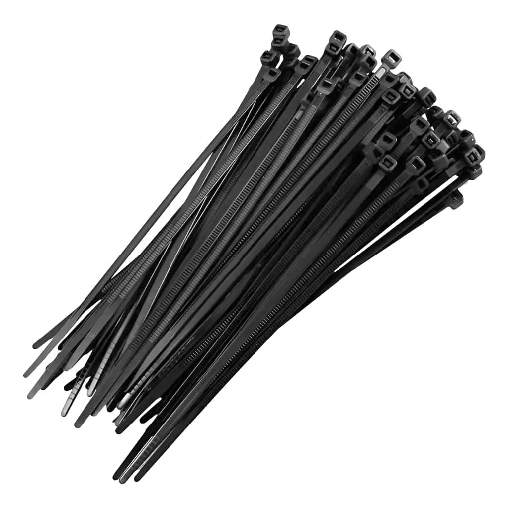 100un Abraçadeira Nylon Enforca Gato 280x4.8mm Cor Preto Tairape