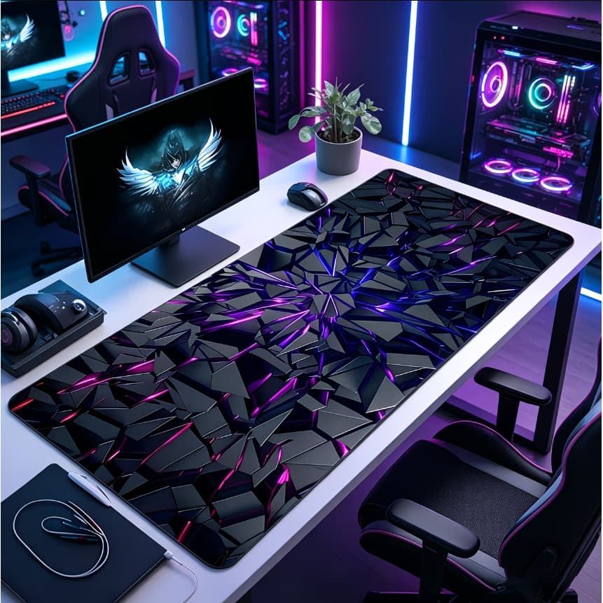 Grande Jogo Mouse Pad Antiderrapante 80X30 CM Impressões Personalizadas Mousepad Borda Costurada LM0027 XC009