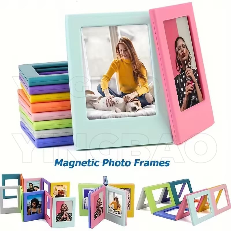 20 ímãs magnéticos para fotos, pequenas e divertidas decorações, adequados para mini papéis fotográficos, decoração de c