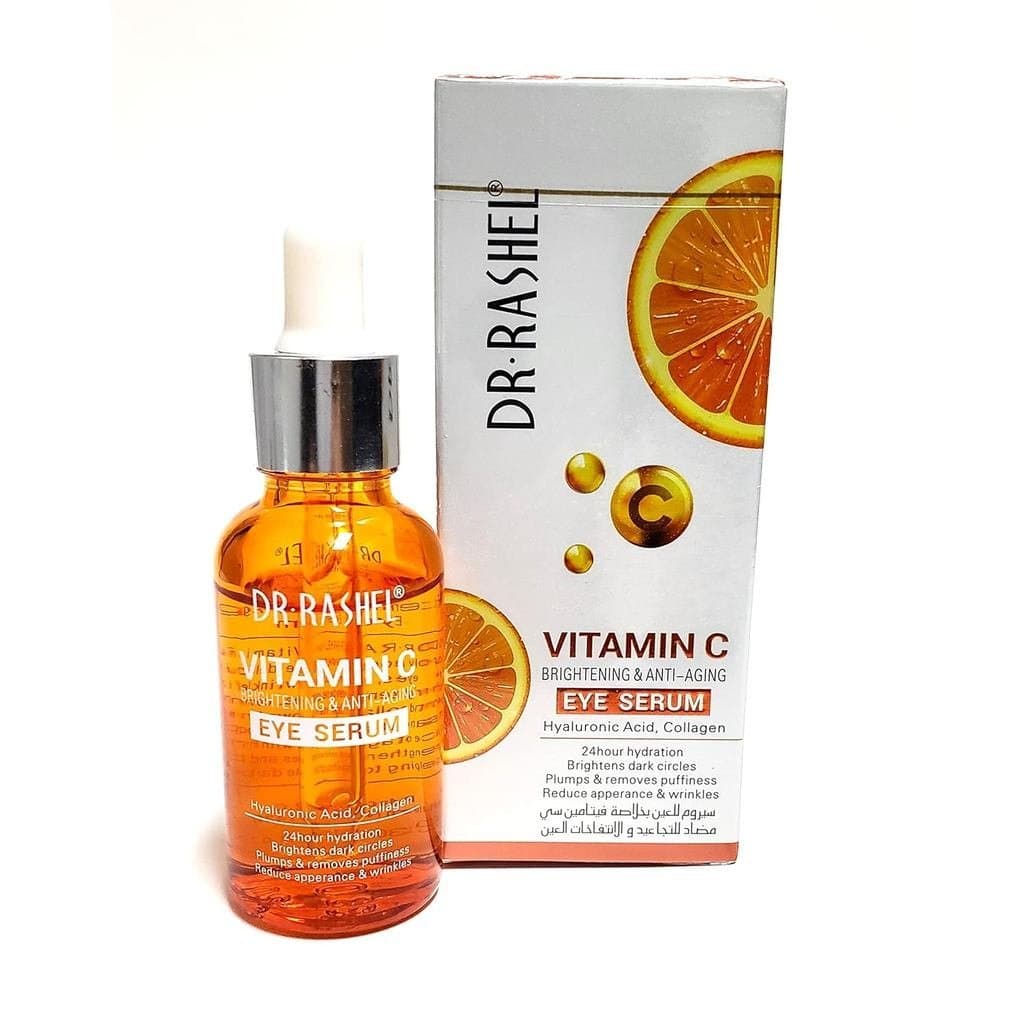 Sérum Essência Anti-Envelhecimento para Olhos com Vitamina C Dr Rashel, Durável e Portátil |   Ácido Hialurônico e Colág