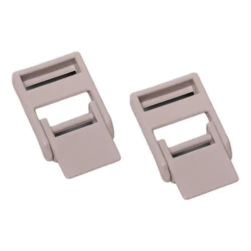 Kit 2 Presilha Trava Para Marmita Soprano 1,5L Cinza Bege Compatível Com Teckor