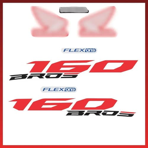 Kit Faixa Adesivo NXR Bros 160 2017 ESDD Cores Variadas