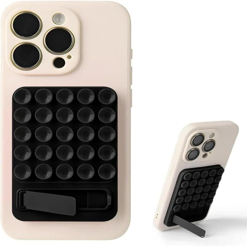 Suporte de Sucção para Telefone, Suporte Universal Dobrável para Espelho/Vidro, Suporte para Celular com Forte Aderência