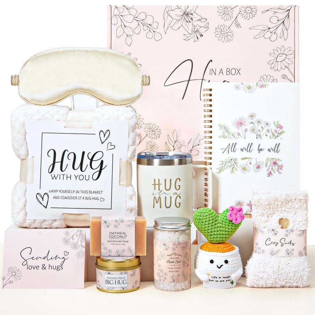 Presentes de Recuperação para Mulheres, Cesta de Presentes para Autocuidado, Pacote de Cuidados para Você, Presentes de